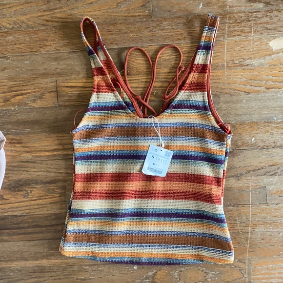 Zara Tops - Zara striped knit Top